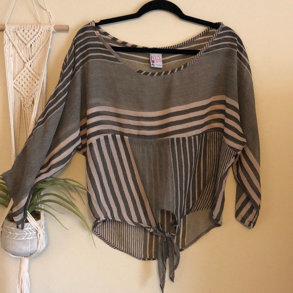 Lucy Love sheer top